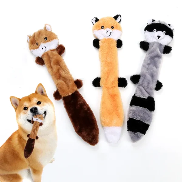 Squirrel Chew Toy for Dog & Cat